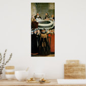 Triptych, linkerpaneel, Philipp Melanchthon Poster (Keuken)