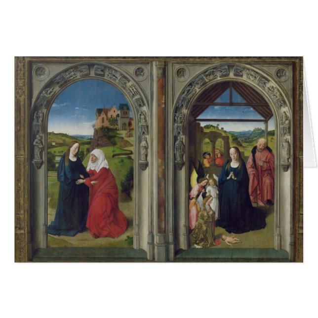 Triptych met de aankondiging (Voorkant Horizontaal)