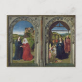 Triptych met de aankondiging briefkaart (Voorkant)