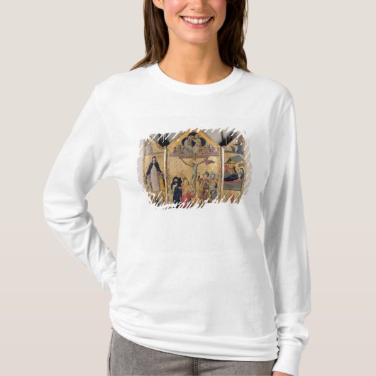 Triptych met scènes vanaf het leven van de t-shirt (Voorkant)