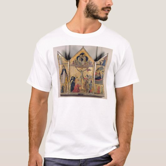Triptych met scènes vanaf het leven van de t-shirt (Voorkant)