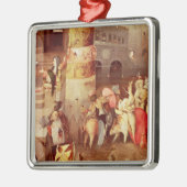 Triptych van de Temptation of St. Anthony Metalen Ornament (Links)