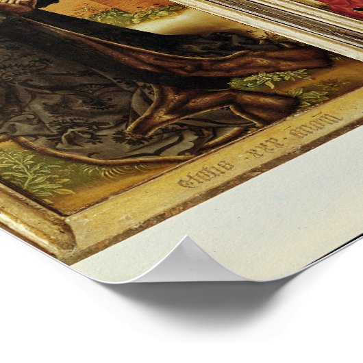 Triptych van Jean de Witte, 1473 Poster (Hoek)