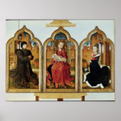 Triptych van Jean de Witte, 1473 Poster (Voorkant)