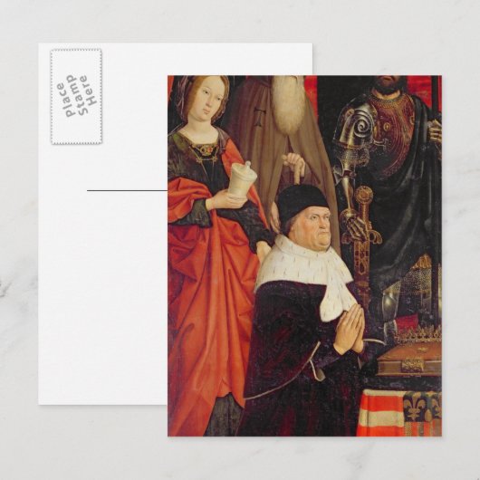 Triptych van Mozes en de verbrande Struik Briefkaart (Voorkant / Achterkant)