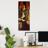 Triptych van Mozes en de verbrande Struik Poster (Thuiskantoor)