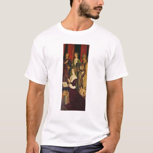 Triptych van Mozes en de verbrande Struik T-shirt (Voorkant)