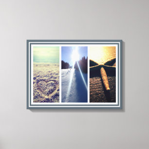 Triptyp 3 sjabloon voor het afdrukken van foto-can