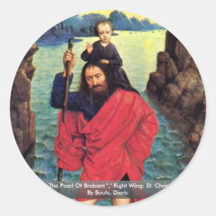 Triptyp de parel van het Brabant Ronde Sticker