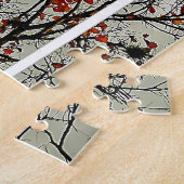 Triptyp met natuurlijke beweegreden legpuzzel (Zijkant)