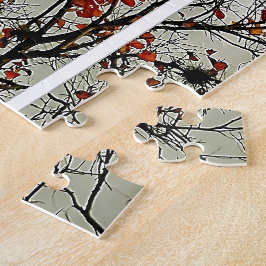 Triptyp met natuurlijke beweegreden legpuzzel (Zijkant)