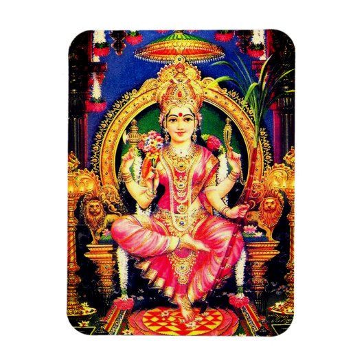 Tripura Sundari (Lalita) Magneet (Verticaal)