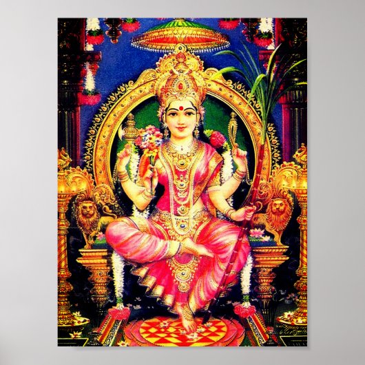 Tripura Sundari (Lalita) Poster (Voorkant)