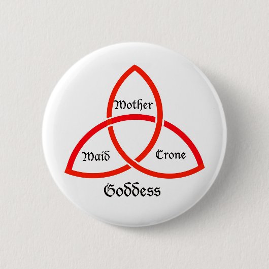 triquetra 1 ronde button 5,7 cm (Voorkant)
