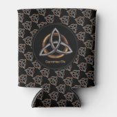 Triquetra (bruin/zilver) blikjeskoeler (Voorkant)