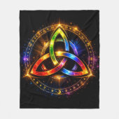 Triquetra_C Fleece Deken (Voorkant)