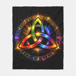 Triquetra_C Fleece Deken