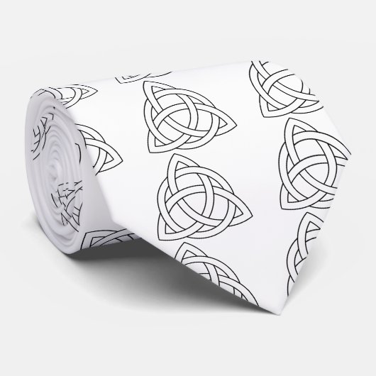 Triquetra Celtic Knot Stropdas (Opgerold)