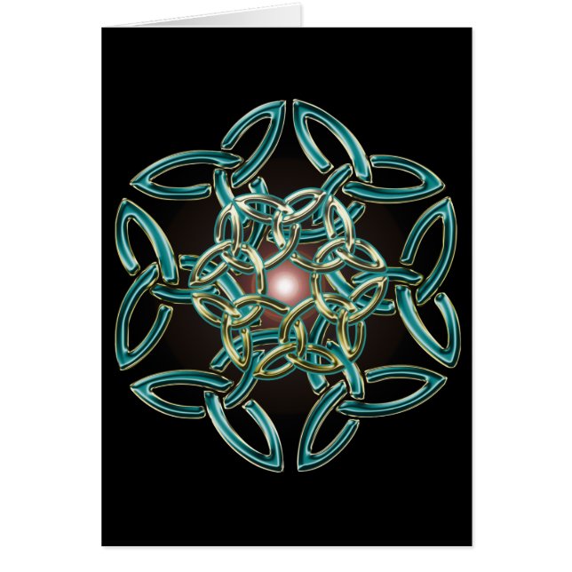 Triquetra Circle Knot Card (Voorkant)