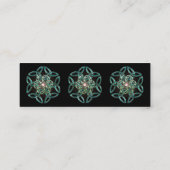 Triquetra Circle Knot Profile Card Mini Visitekaartje (Achterkant)