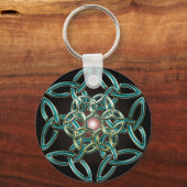 Triquetra Circle Knot Sleutelhanger (Voorkant)