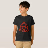 Triquetra Circle Red T-shirt (Voorkant volledig)
