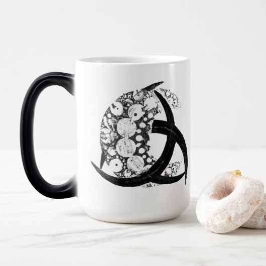 * TRIQUETRA & CRESCENT MOON * MAGISCHE MOK (Met donut)