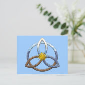 Triquetra Earth Air Water Briefkaart (Staand voorkant)