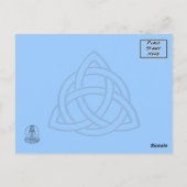 Triquetra Earth Air Water Briefkaart (Achterkant)
