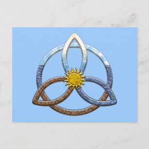 Triquetra Earth Air Water Briefkaart