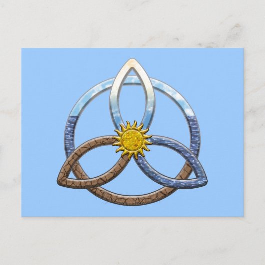 Triquetra Earth Air Water Briefkaart (Voorkant)