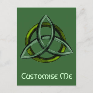 Triquetra (groen) briefkaart