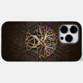 Triquetra Levensboom Kleurrijke bladeren Case-Mate iPhone Case (Achterkant (horizontaal))
