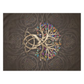 Triquetra Levensboom Kleurrijke bladeren Tafelkleed (Voorkant (Horizontaal))