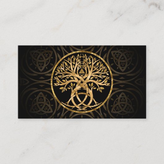 Triquetra Levensboom Visitekaartje (Voorkant)