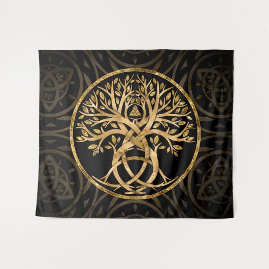 Triquetra Levensboom Wandkleed (Voorkant (horizontaal))