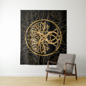 Triquetra Levensboom Wandkleed (In situ)