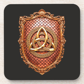 Triquetra Mystieke Heraldische Bier Onderzetter