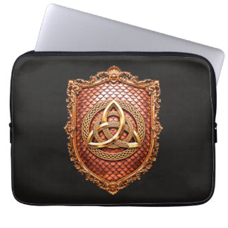 Triquetra Mystieke Heraldische Laptop Sleeve