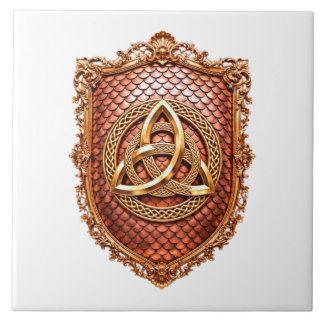 Triquetra Mystieke Heraldische Tegeltje