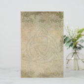 Triquetra Natural, Earth Air Water Briefpapier (Staand voorkant)