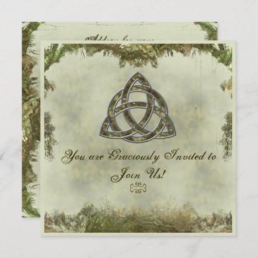 Triquetra Natural Kaart (Voorkant / Achterkant)