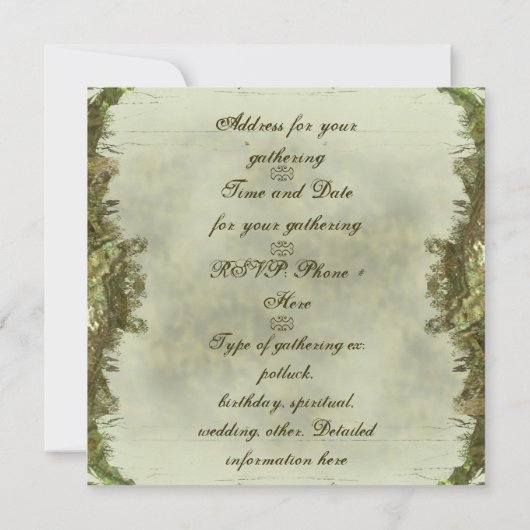 Triquetra Natural Kaart (Achterkant)