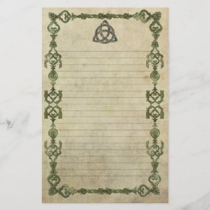 Triquetra Natural Lined Briefpapier
