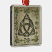 Triquetra Natural Metalen Ornament (Rechts)