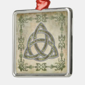 Triquetra Natural Metalen Ornament (Links)