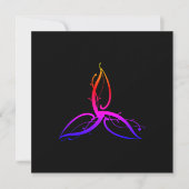Triquetra Odin Norse Wicca Symbol Kaart (Voorkant)