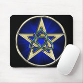 Triquetra Pentagram Mousepad Muismat (Met muis)