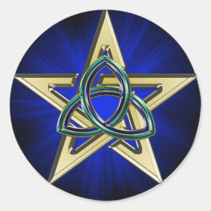Triquetra Pentagram Sticker