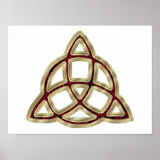 Triquetra-Poster Poster (Voorkant)